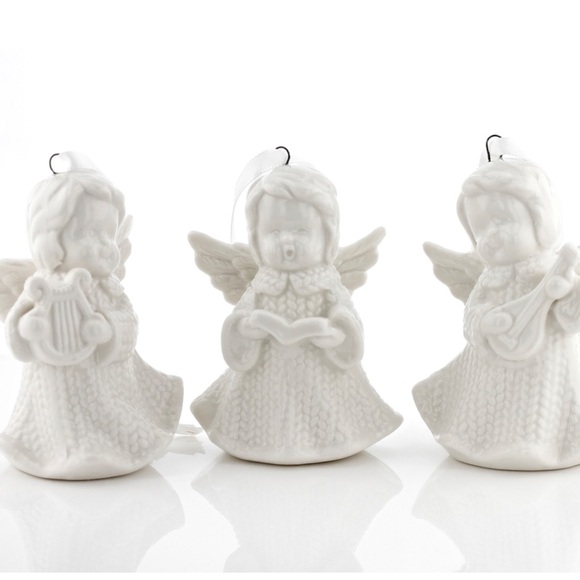 Artisan Collection of Ireland™ Set of 6 Angel Ceramic Figurine Ornaments - Picture 2 of 4